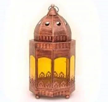 Lantern Decoration of Lanterns Mango Wood Decor wholesale cheapest iron Wood Brass small lantern decoration candle tealight