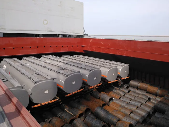  Танкер Bulker для полуприцепа в форме банана 30 тонн заводская