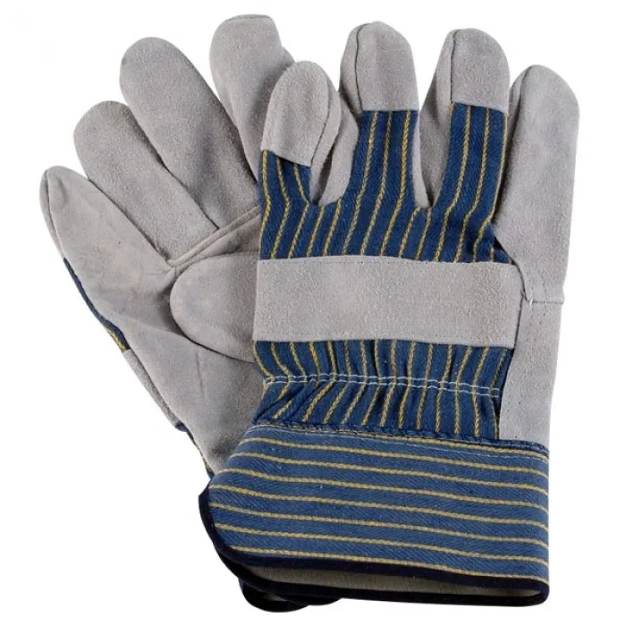 Best Quality Manufacturer Cowhide Working Mittens Hands Protective Industrial Leather Gloves from Pakistan