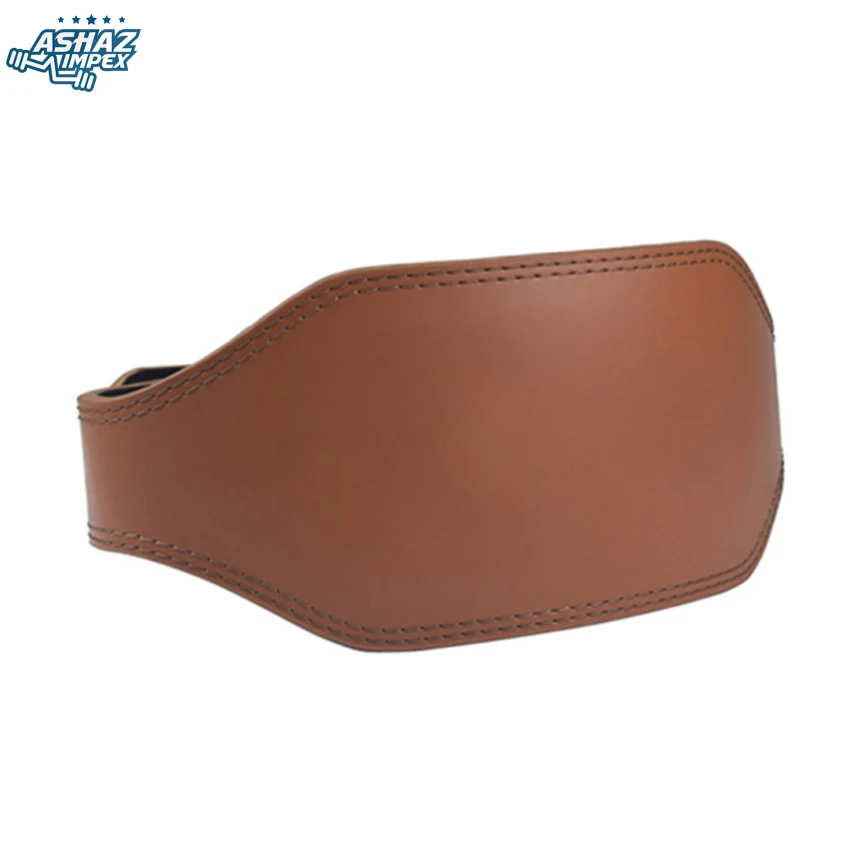 OEM Customized Heavy Gym Cowhide Fitness Belt Weight Lifting Power Belt Custom Logo Sports Safety Gym Leather