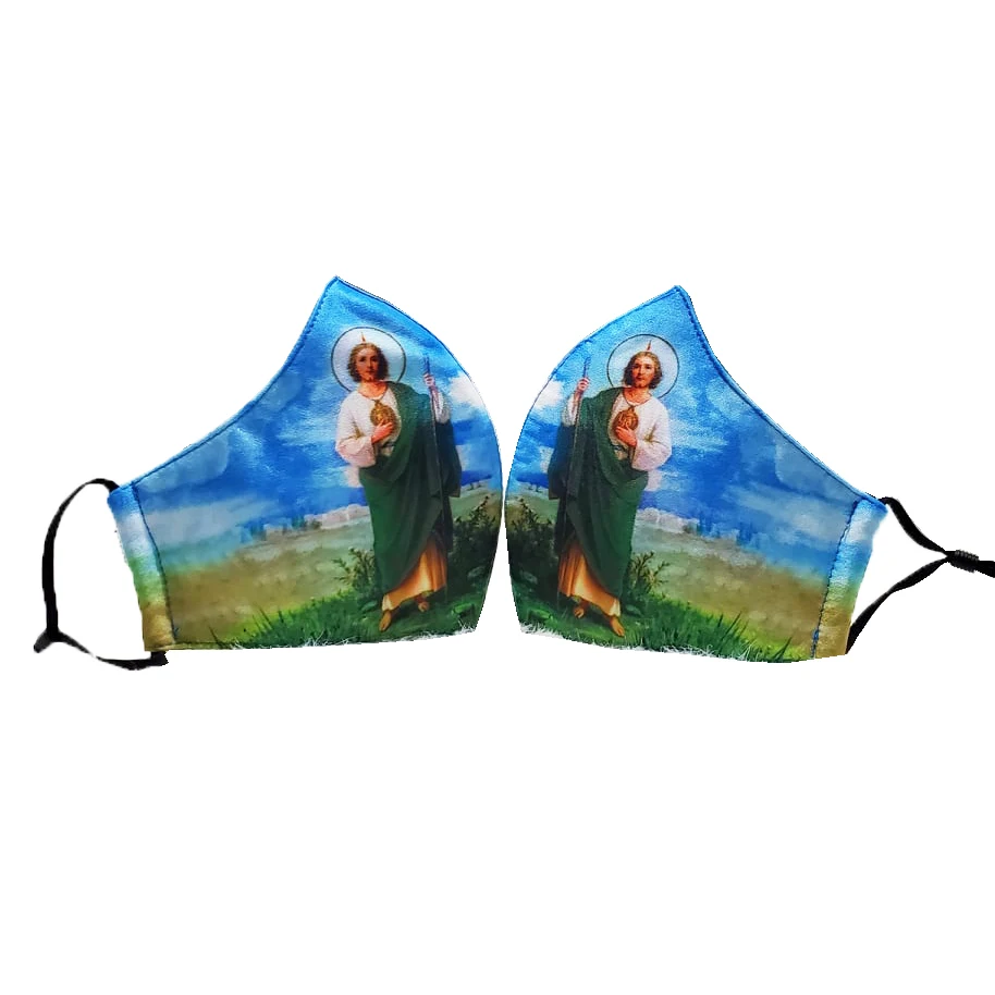 Religions Jesus unisex face mask for events party High quality adjustable earloop