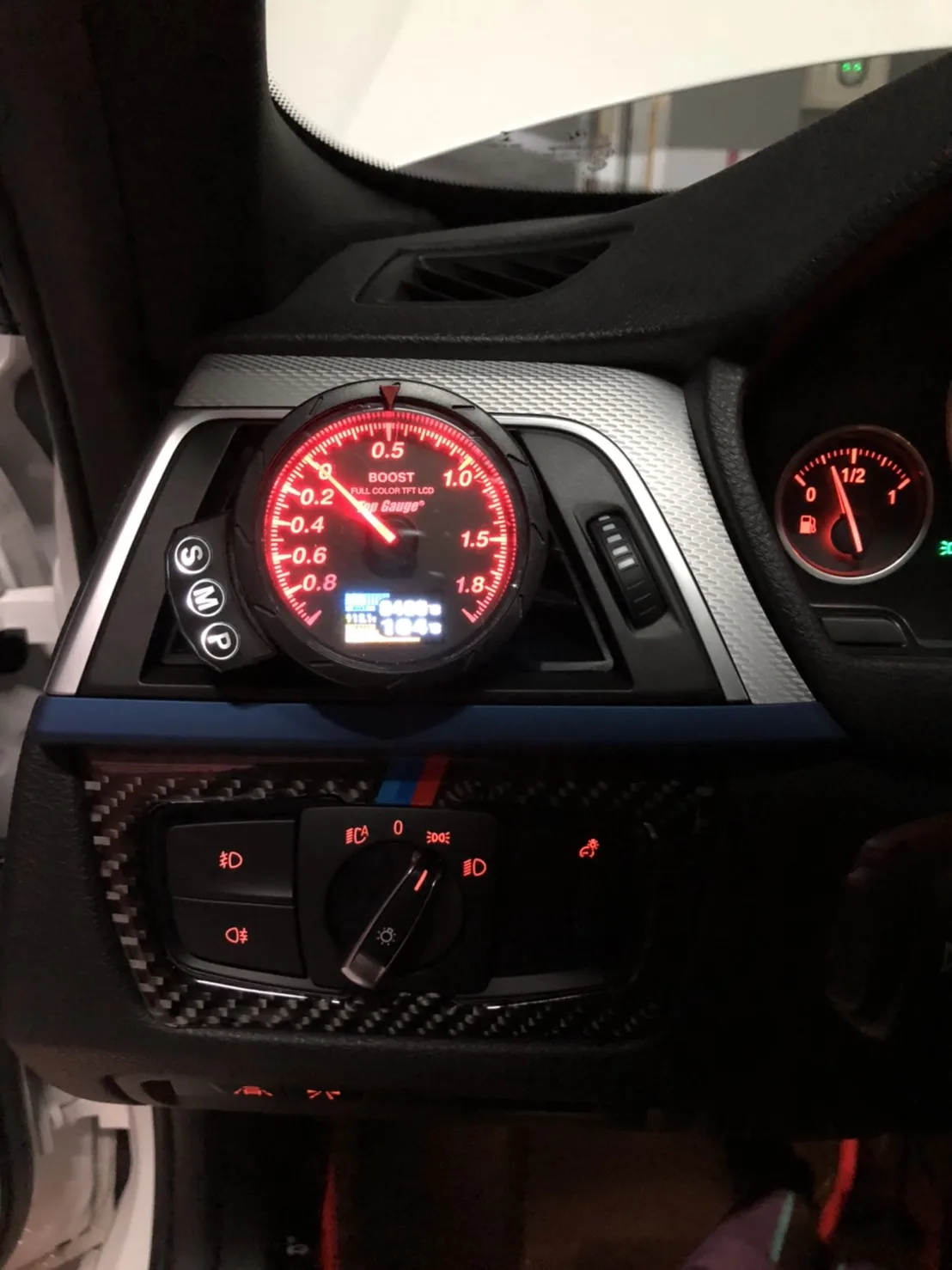 
Air vent 4in1 gauge compatible with BMW 3 series Sedan Touring Grand Tourismo F30 F31 F34 F35 316 318 320 325 328 330 335 340 