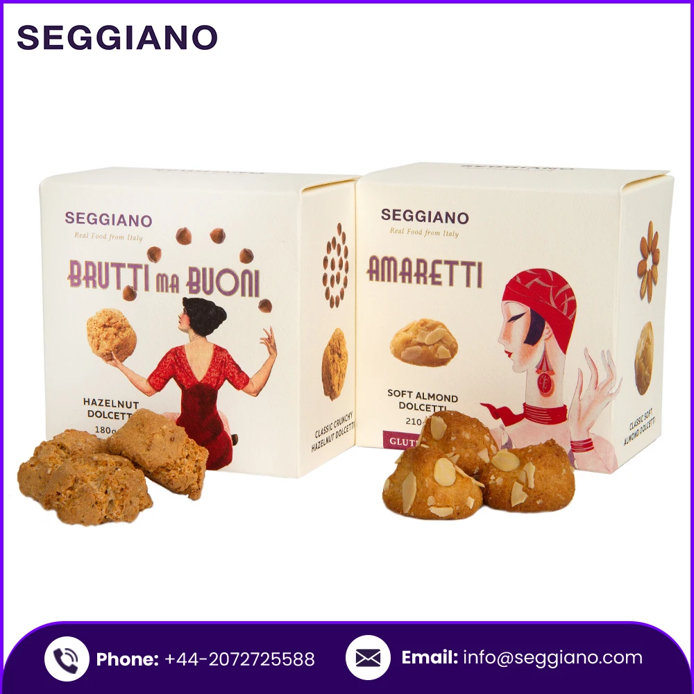 Пищевые напитки выпечка печенье Seggiano Amaretti из мягкого миндаля 210 г