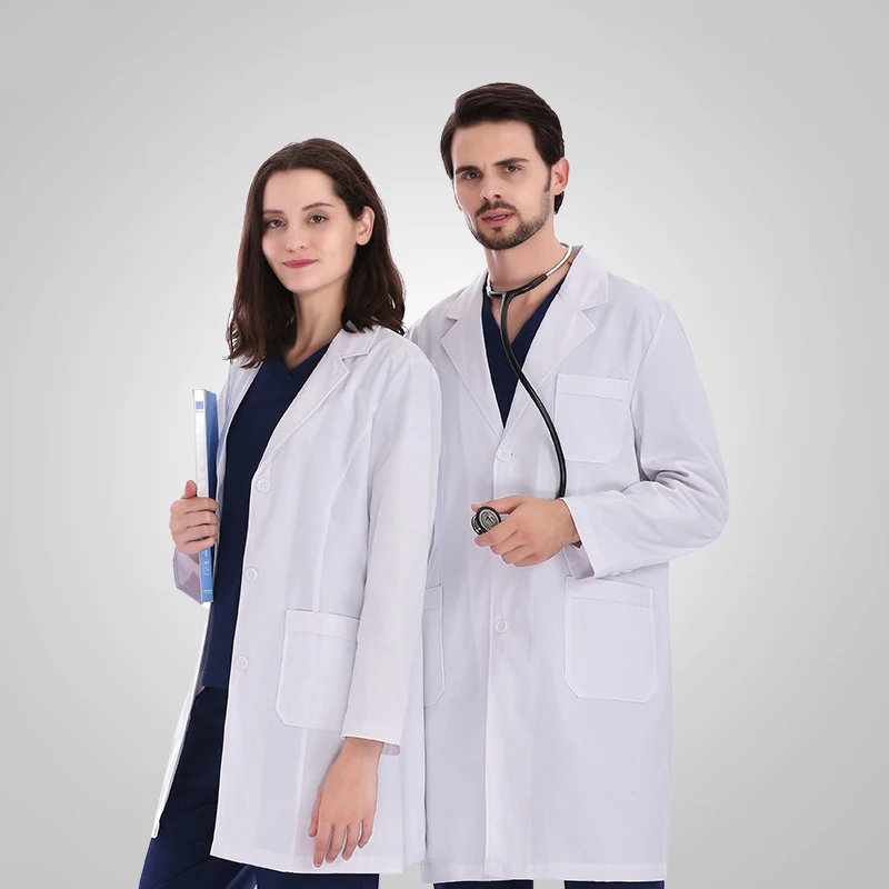 Professional High Quality Hospital Wear Medical Nursing Scrubs Doctor Uniform lab coat