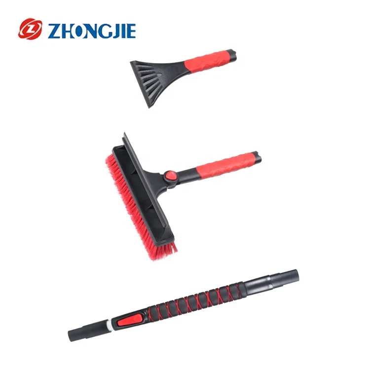 
3 in 1 Detachable Snow Brush with Squeegee and Ice Scraper 