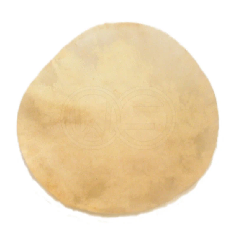 Vellum skin for conga head made of buffalo Goatskin, 14,Thin diameter Cow Goat Drum Skins for Djembes Shaved