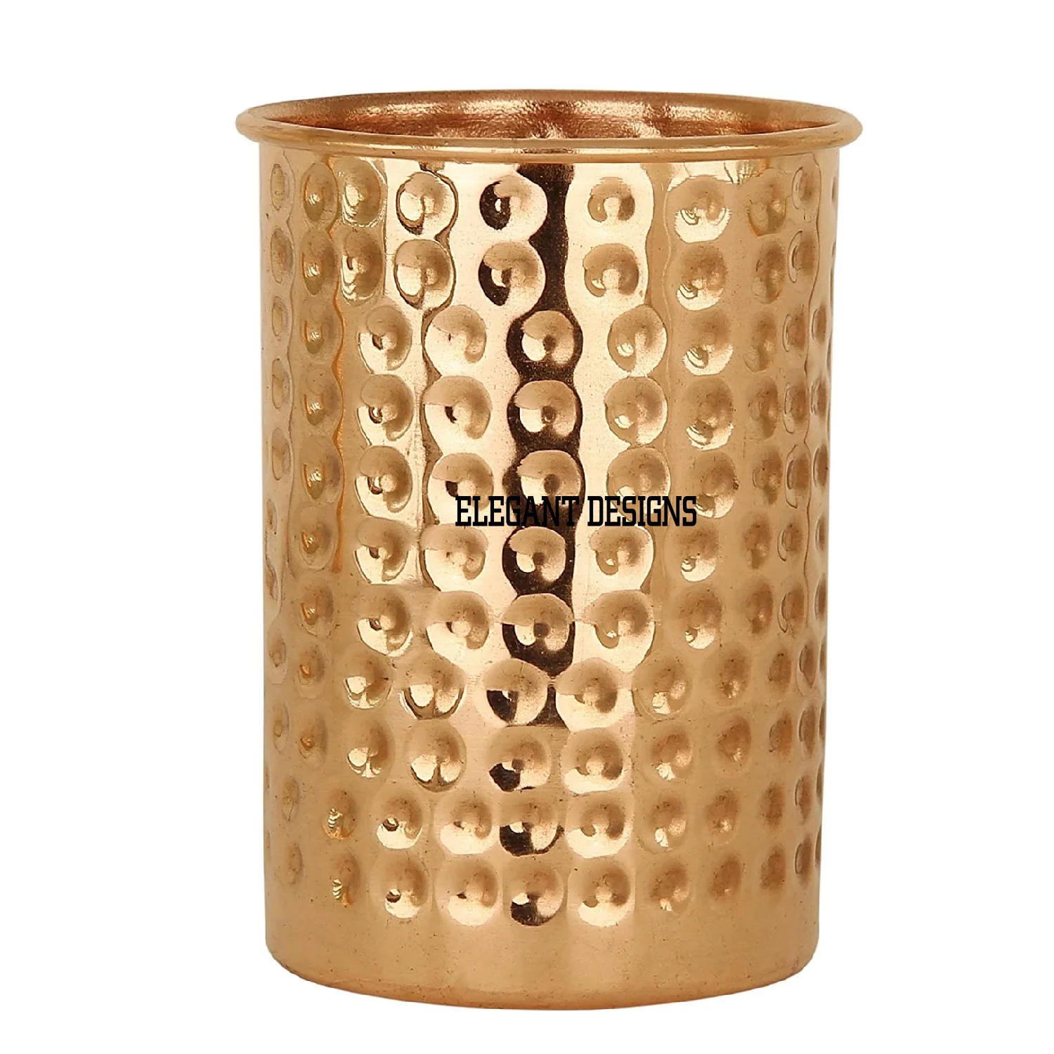 High Quality Copper Glass Round Shape Unique Designer Fast Selling Copper Glass Hotel And Restaurant Ware Luxurious Copper Glass