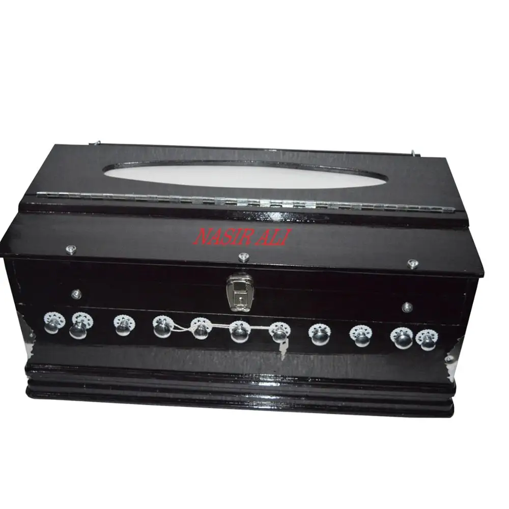 NASIR ALI NEW PROFESSIONAL Harmonium 11 Stopper Indian Folk Musical Instruments For Decoration Made In India