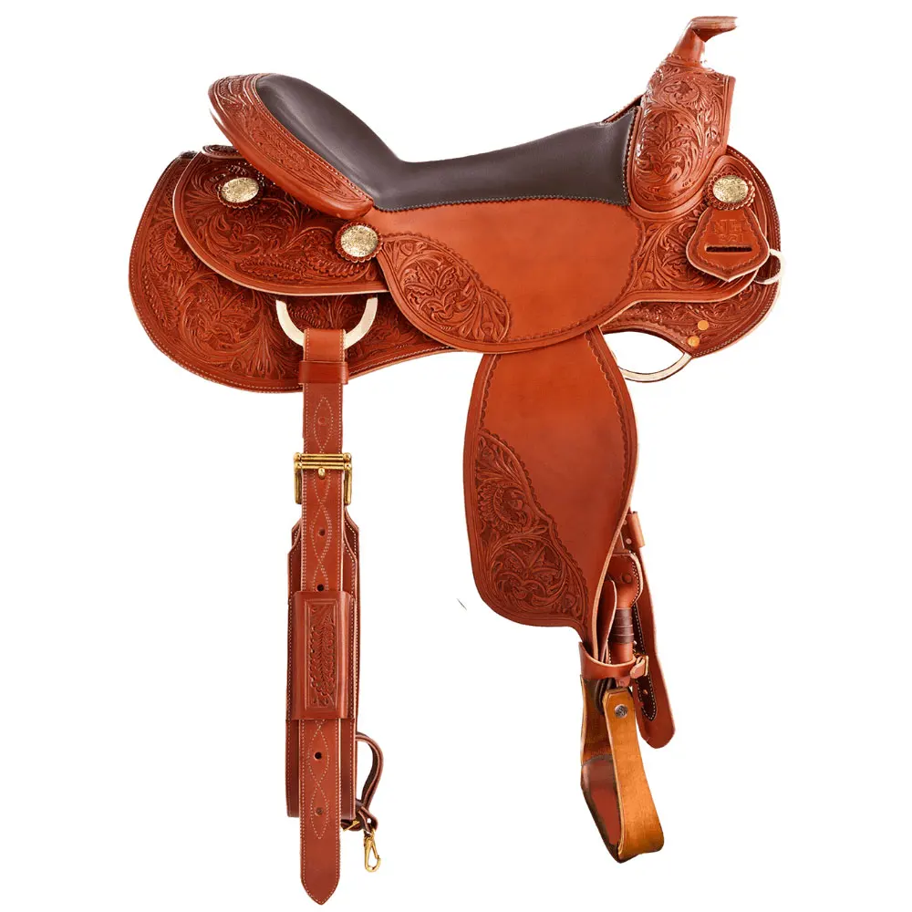  Коричневое седло для лошади Western Trail