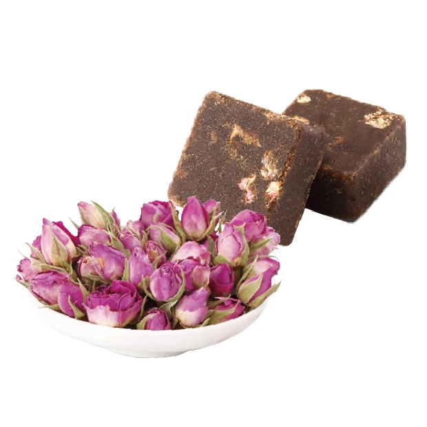 
Taiwan Wholesale brown sugar rose flower tea cube drink 