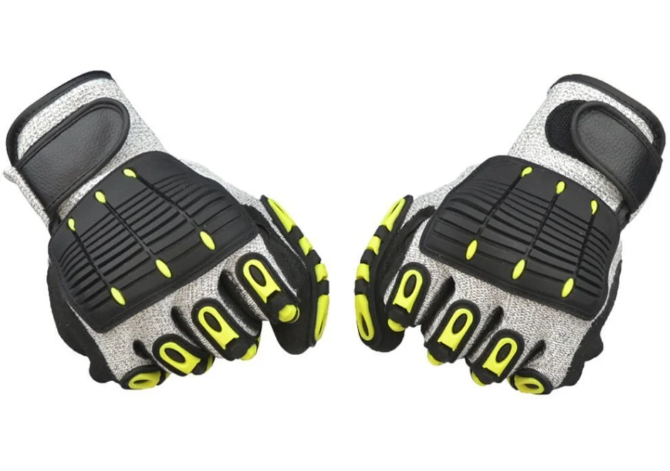 Oilfield Safety Work Construction Industrial Protective Mechanical Guante Anti Cut Resistant Impact Mechanic Gloves