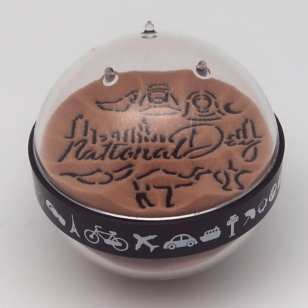 Acrylic sand paperweight as Arabic souvenirs gift