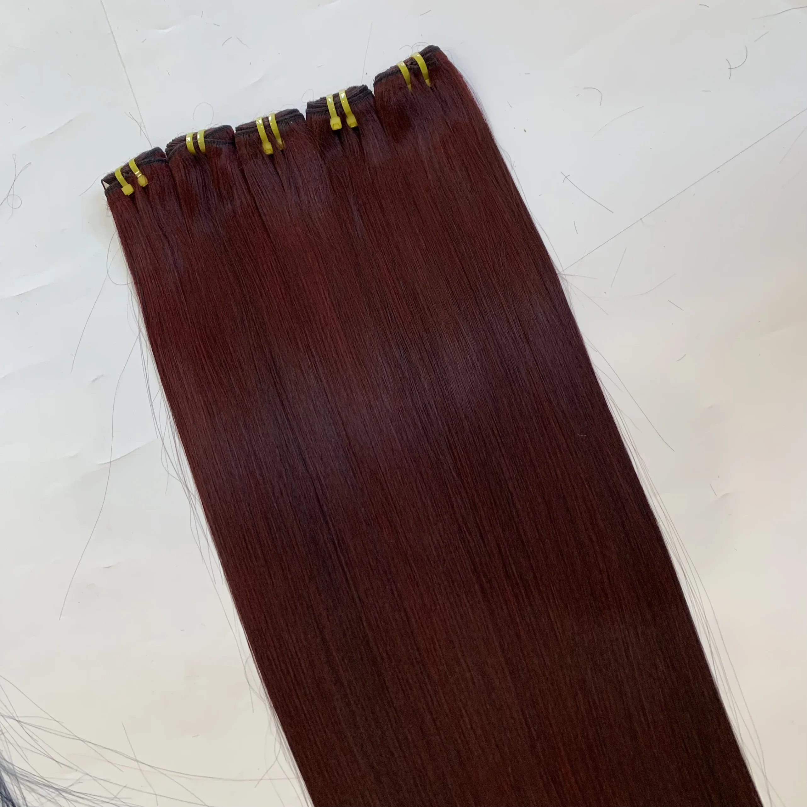 Пурпурные Цветные Супер двойные человеческие волосы прямые 28 'no tang no nit Лучшее качество 100% натуральные от Livihair Vietnam