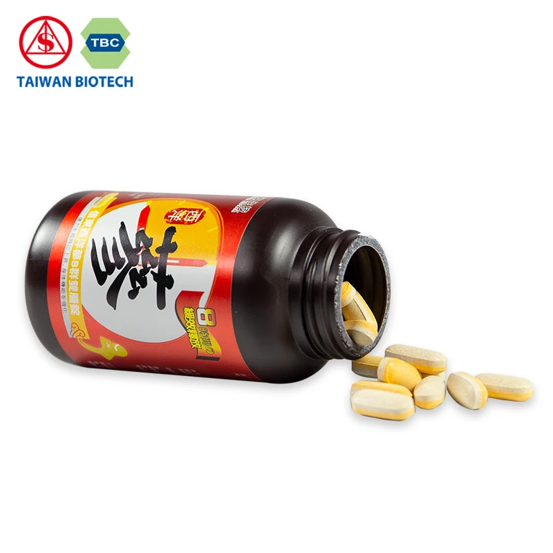 
OEM american ginseng with B Complex Double Layer Tablet 