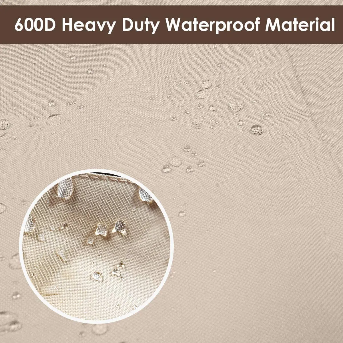 
Upgraded 600D Oxford Fabric Windproof Waterproof Anti UV outdoor Garden Patio Furniture protector Furniture Cover 