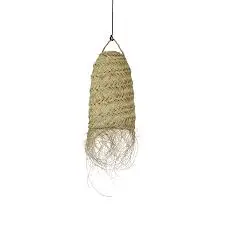 Raffia морской водоросли уличный абажур деревенский нордический ручной работы уютный подвесной из Вьетнама
