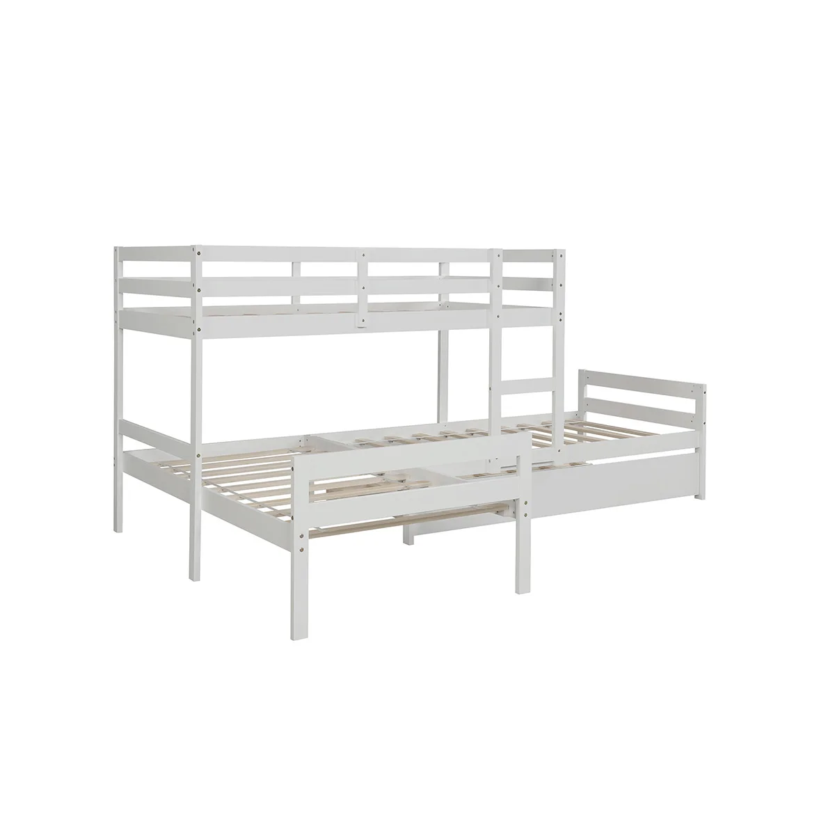Hanway L shaped Twin Size Bunk Bed Frame