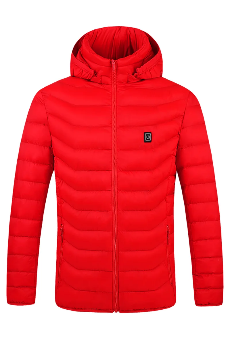 Мужская женская и детская зимняя модная куртка унисекс теплая водонепроницаемая Женская толстовка с длинным рукавом подогревом