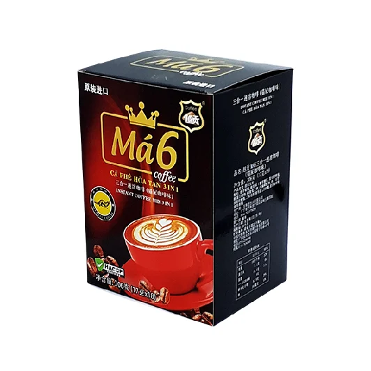 OEM Top Quality Caffeinated Weasel Aroma Sweet Box No Preservatives Ma 6 INSTANT COFFEE 3IN1 From Vietnam