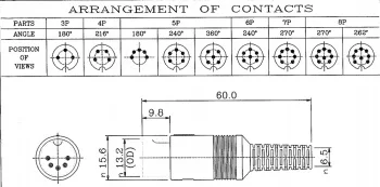 4 pin din plug connectors round male connector plug audio plug connector