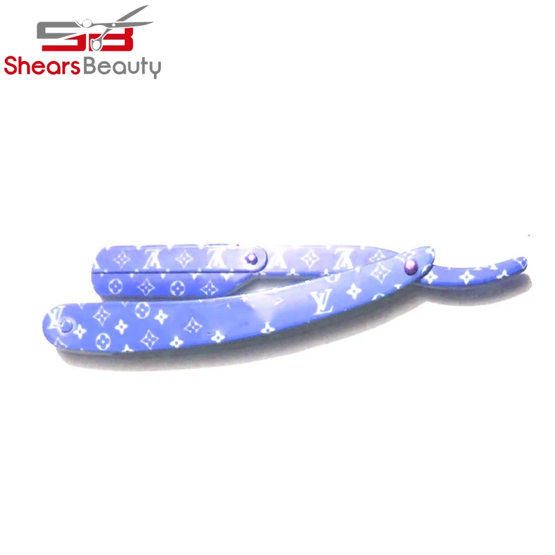 Парикмахерская бритва с прямым краем для мужчин из нержавеющей стали одним острыми лезвиями