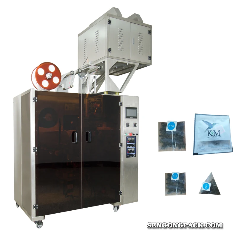 C28DX PLA triangle/flat Chai tea bag machine with nitrogen injection