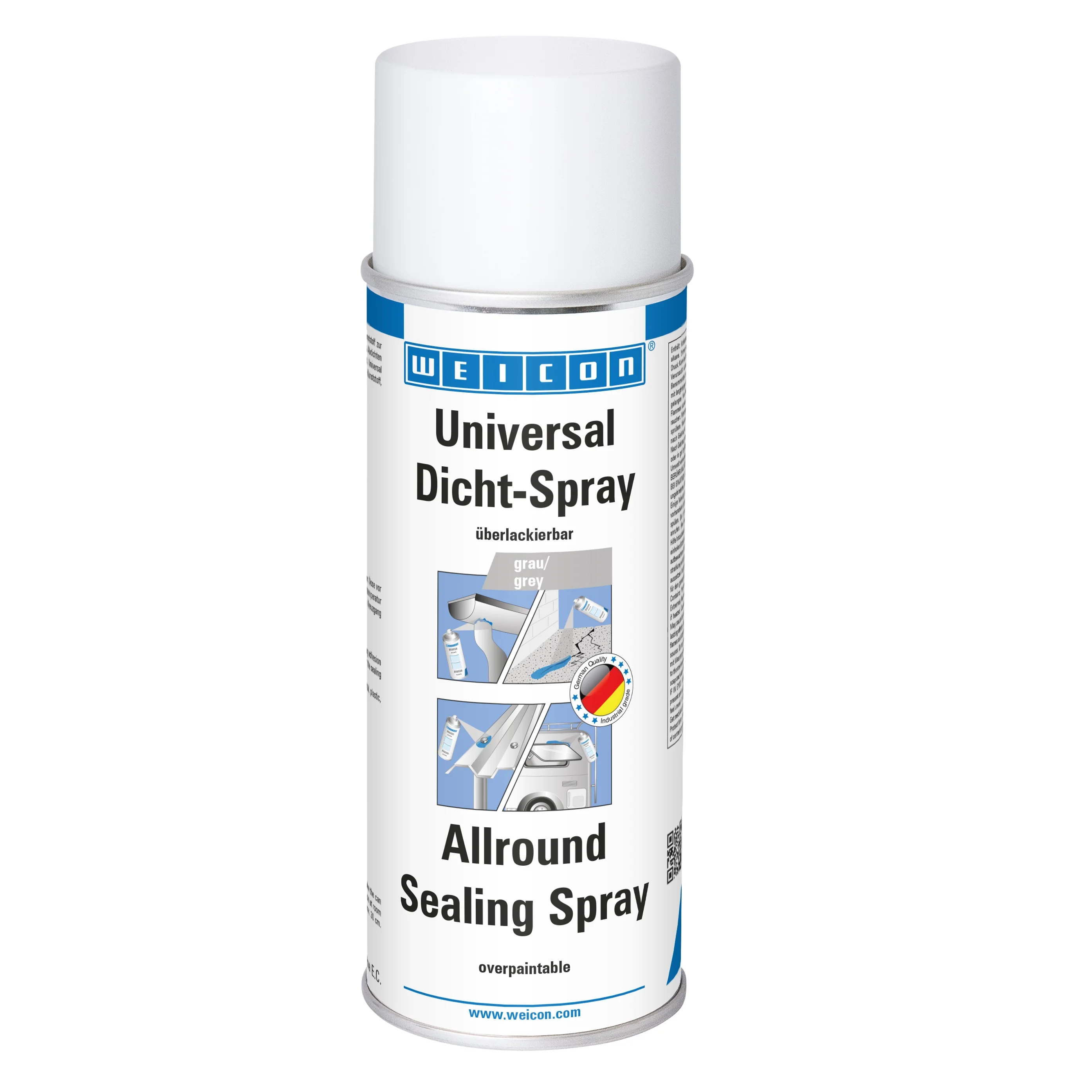 
WEICON Allround Sealing Spray Grey 400 ml Sealing Compound Waterproof Liquid Plastic 
