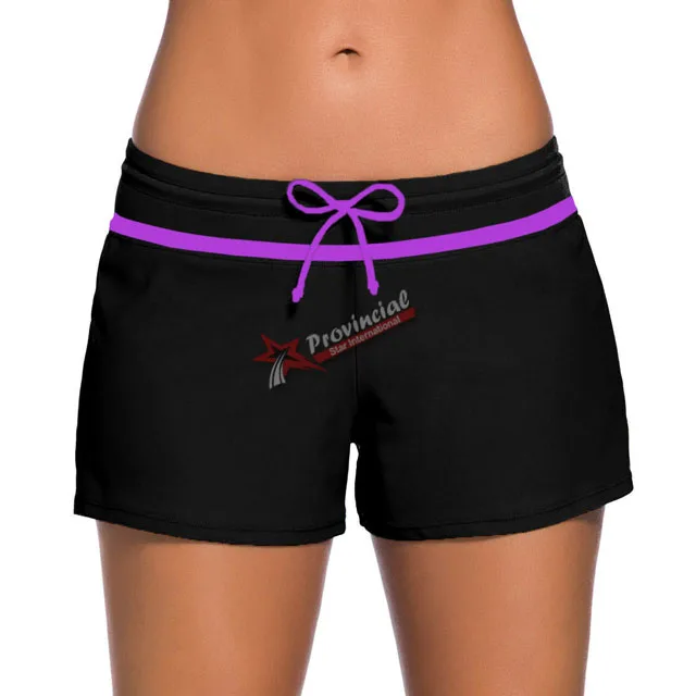 Женские пляжные шорты женские штаны для плавания с узором в багажнике Шорты девочек женщин