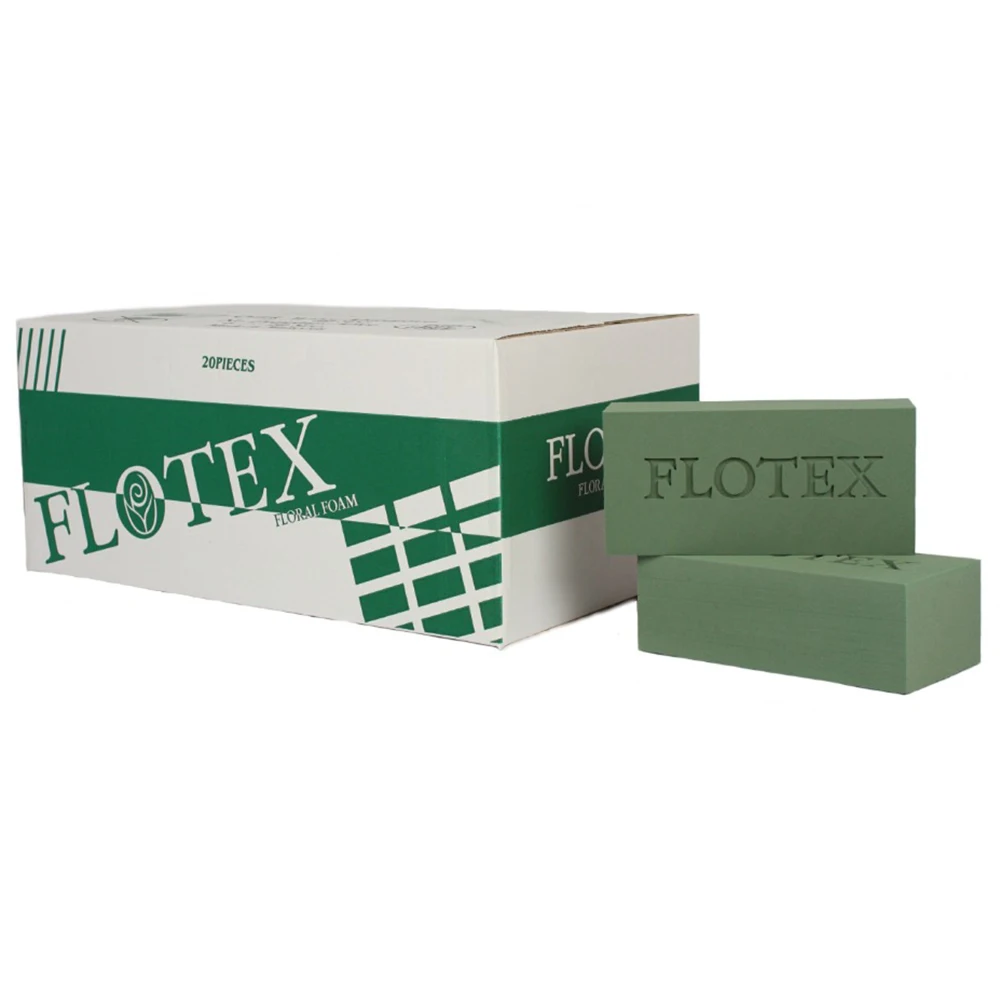 Best Price High Quality Green Small Dry Foam Floral Brick Fast Absorption Christmas Halloween Graduation Manufactured Malaysia