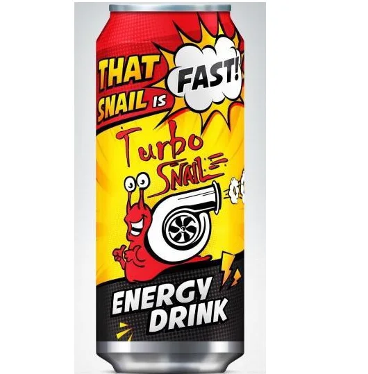 TOP selling energy drink Turbo Snail