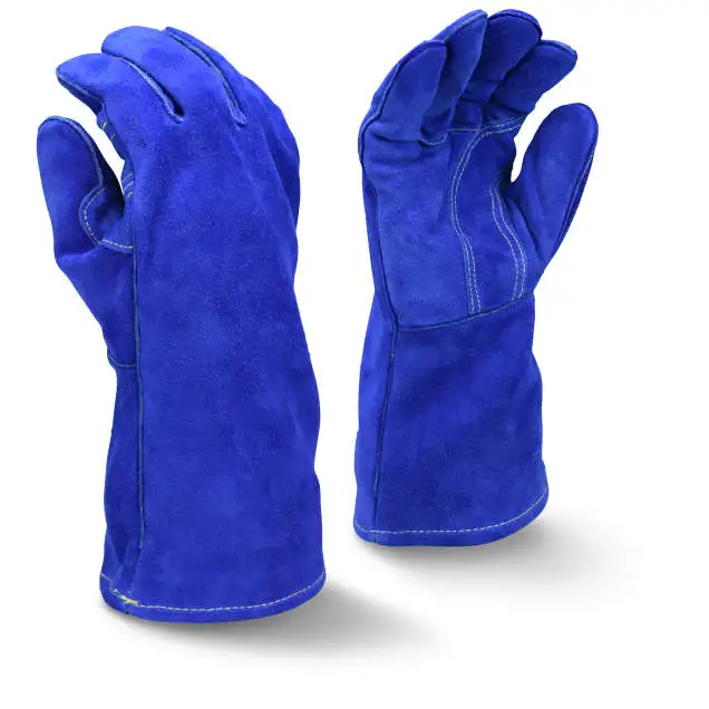 Swelder Econonmy Leather Gloves En 407 Thick Welding Gloves Fire Resistant Welding Gloves