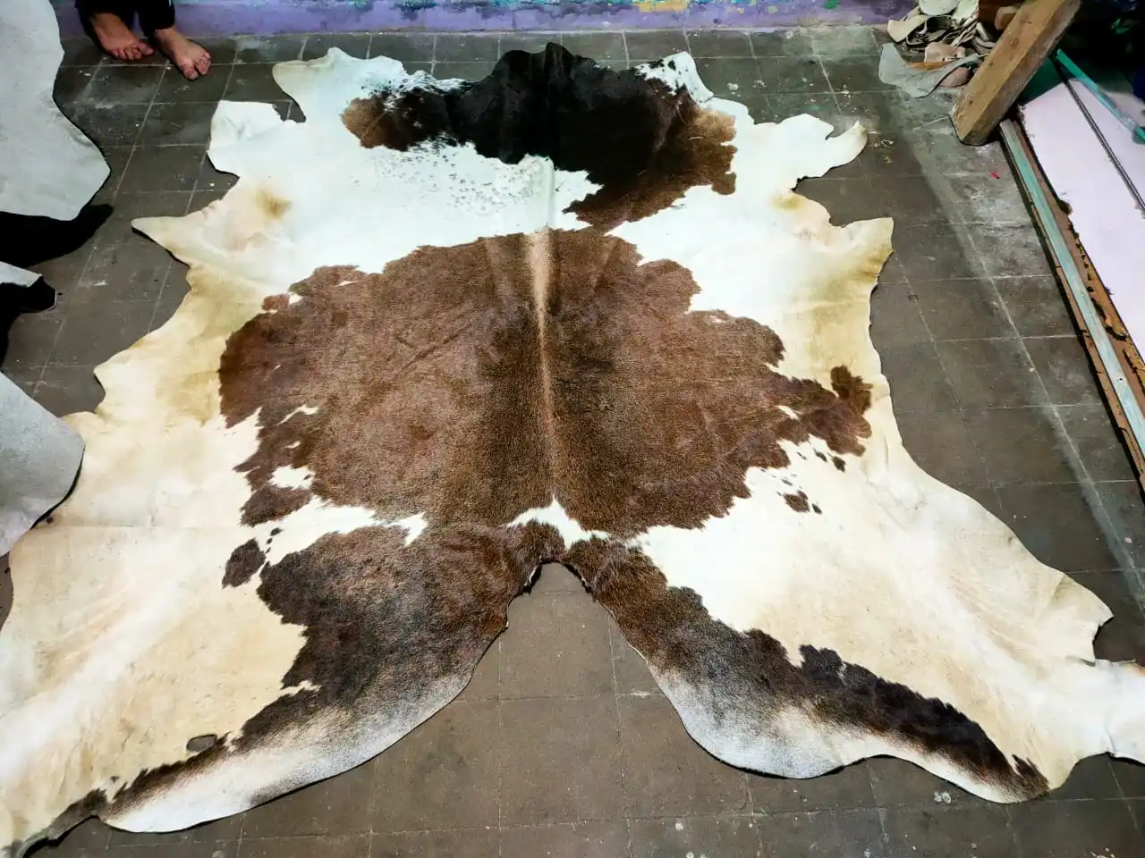 Cow Hides With Hair on Finished
