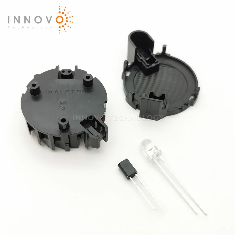 LS-512-2 LS-510-2 DC9V mini smoke chamber for mini smoke detector LM-0110-7-3P smoke alarm black with LED and sensor chip