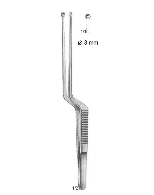 Premium Quality Yasargil Tumor Forceps 22 Cm 3mm German Stainless Steel