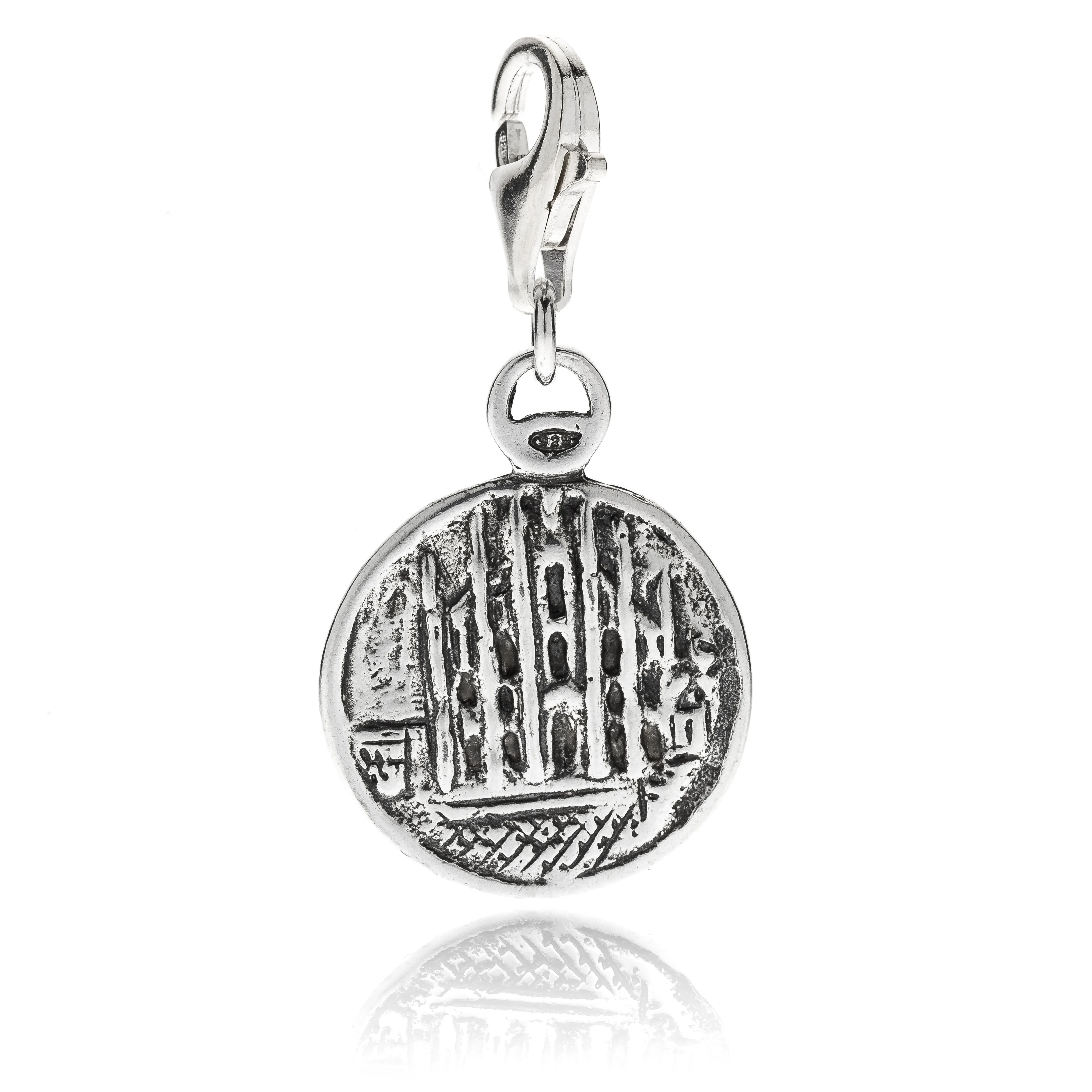 Made in Italy  in Sterling Silver Milan Cathedral Charm
