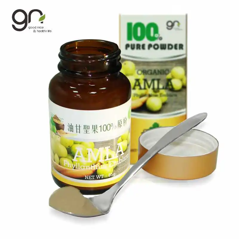 
Organic Amla Phyllanthus Emblica powder supper food with high Vitamin c could improve anti-oxidant and whitening 