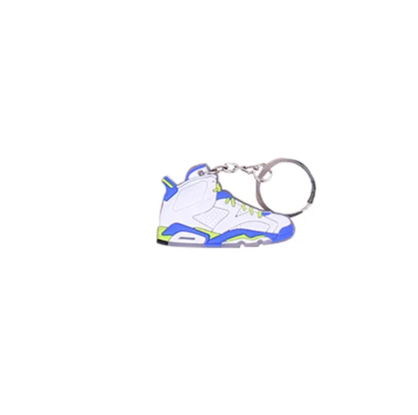 
Jordan sneakers three-dimensional soft rubber keychain customized creative promotional pendant gifts car keychain 