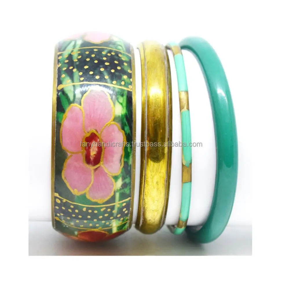 1950 peach color bangles set Buy New Year Wide round Colorful Bracelet Online  and World Health Day Jewelry