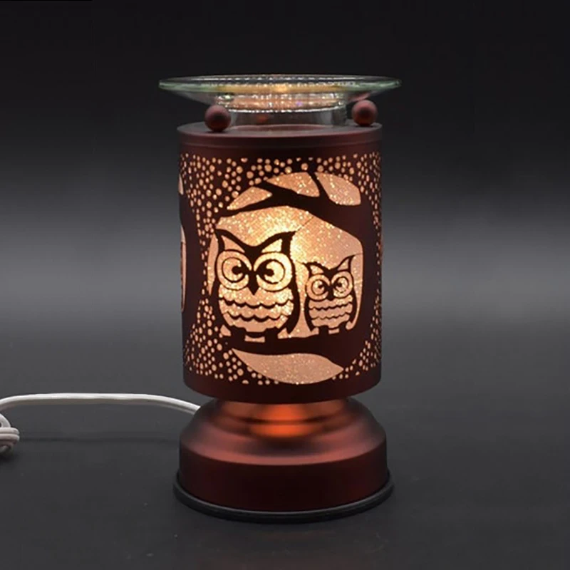 Wholesale Fragrance Aroma Lamp Oil Diffuser Soy  Wax Melt Warmer Burner Electric Touch Table Lamp Candle Warmer Lamp