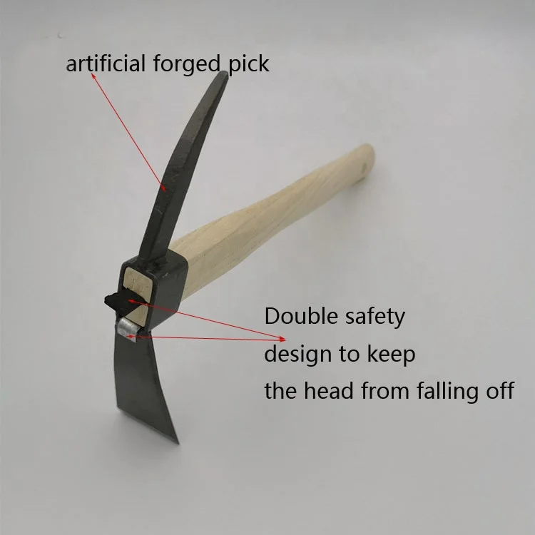 Садовые инструменты 2 в 1 с деревянной ручкой, двухсторонний кирпич, лопата-погрузчик