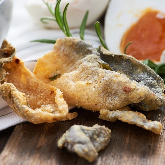 Высокое качество морепродуктов хрустящая Рыбная кожа/Рыбная кожа закуска/Yami