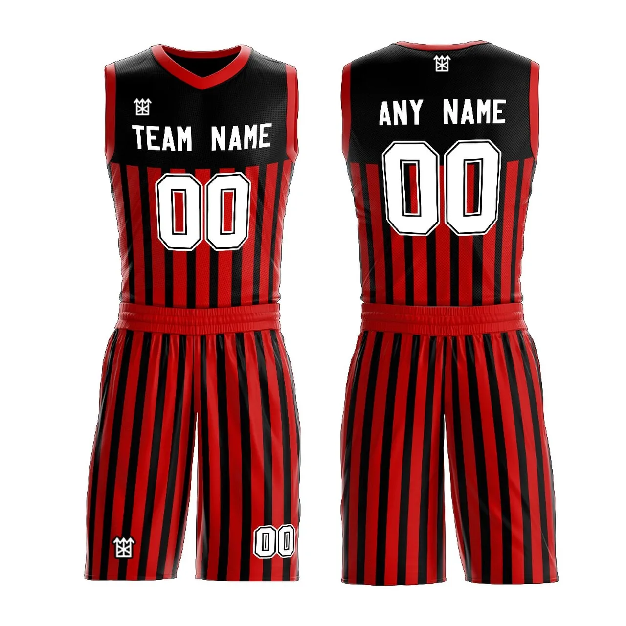 
Custom Team Sublimation Striped Basketball Uniform Design Youth Training Jersey Wear For Local Basketball Team 