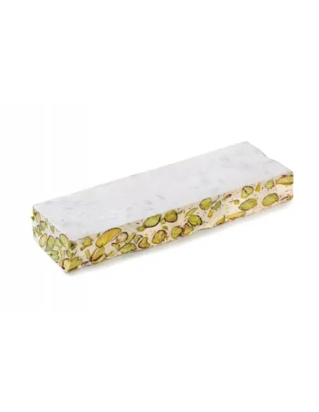 Italian Factories Hard Candies Simple and Delicate Taste Slats of Soft Nougat Almonds in Package of 150 gr