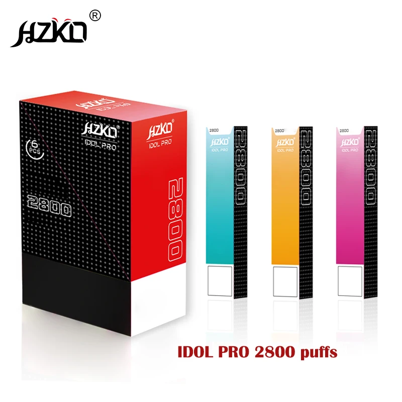 100% оригинальный пустой вейп-набор HZKO IDOL PRO 20 разных цветов 2800F электронный Австралия Лидер продаж в наличии оптовая цена