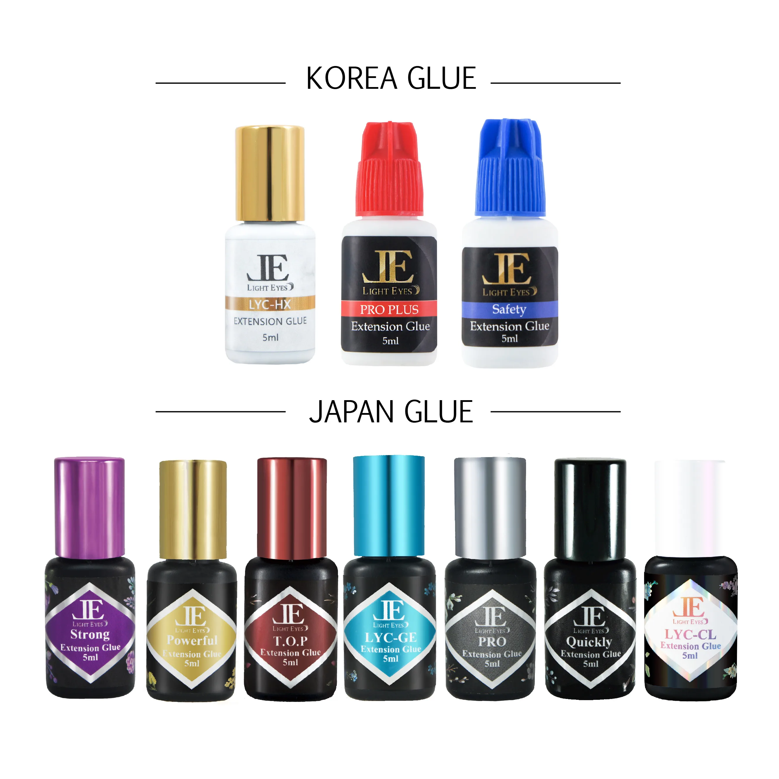 Super Low Fume Eyelash Extension Glue Adhesive 3 - 4 Sec Dry