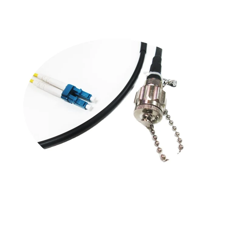 Outdoor 2F 4Core ODC SX MM Fiber Optic 3M Patch Cord With Female And Male Connector For FTTA And Broadcast Network