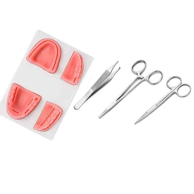 Premium Custom Logo Dental Instrument Suture Kit with Dental Pad Professional Quality Elegant Packaging for Dentist Training