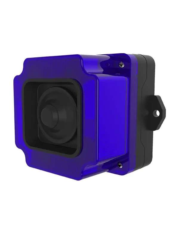 MUCCO Sound Alaram, Strobe Light Warning Beacon/industrial Alarm Beacon Siren, 125-133db LED ABS IP65 RGB 2 Years