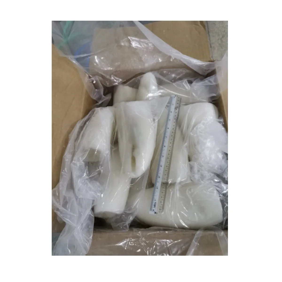 Свежие морепродукты, замороженная цельная очищенная шлёнка, рулон IQF с 1/2 2/4 5/7 7/10 (шт/кг), размер из малайзии