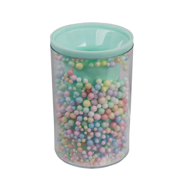 2022 new style colorful pencil holder for home office, pen cup stand for desk with bubble ball for kids teens, cute pen holder